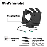 RAM Mount USB-C active holder+ Data dock Samsung Tab Active5 & 3 USB-C